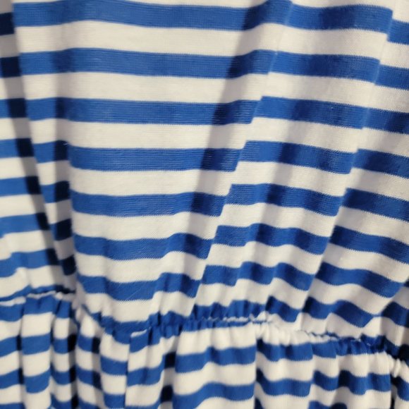Super Cute Blue and White Stripe Romper Unbranded - Picture 4 of 9